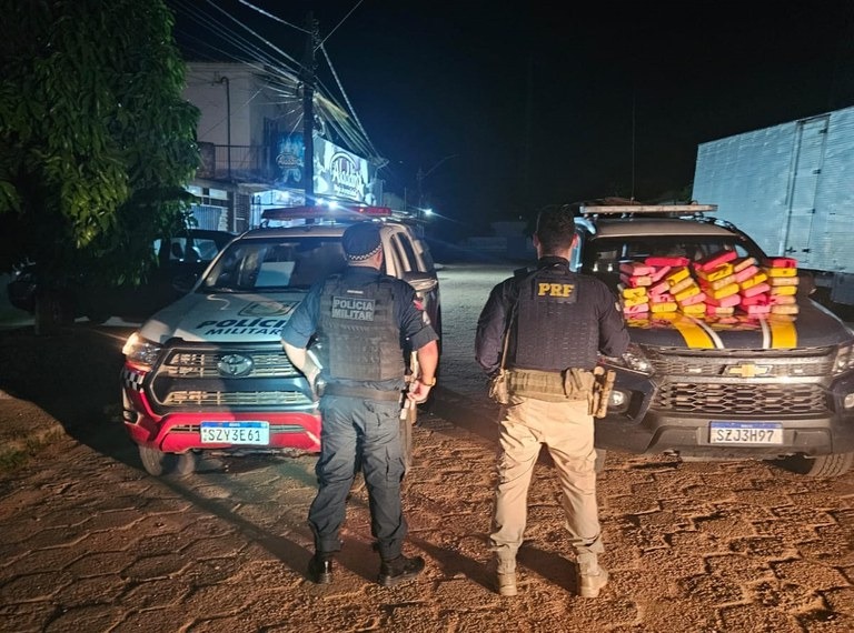 Imagem - PRF apreende mais de 35 kg de skunk escondidos em fundo falso de veículo na BR-230, no Pará