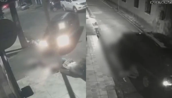 Vídeo: homem é atingido por veículo enquanto estava deitado na via, em Belém