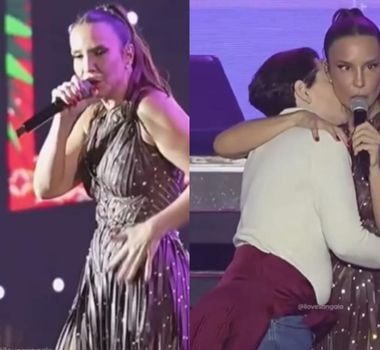 Imagem - Ivete chama fã para dar um cheiro nela em palco: ‘faz isso não, Daniel tá vendo’; assista