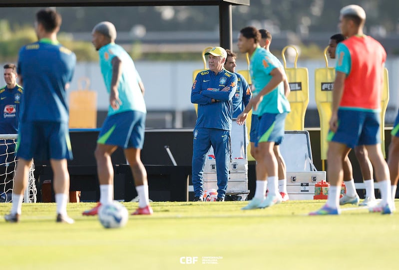 Imagem - Ancelotti testa mudanças e esboça Brasil diferente para encarar o Equador