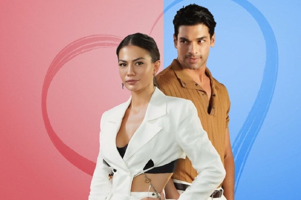 Em &#8220;Táticas do amor&#8221;, dois influenciadores com visões opostas do amor se envolvem em um jogo de estratégias sentimentais (Imagem: Reprodução digital | Netflix)