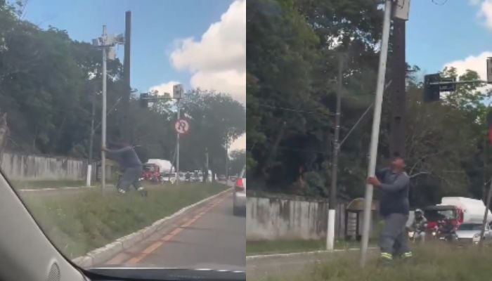 Imagem - Homem que quebrou radar de fiscalização na Pedro Álvares Cabral é preso em Outeiro