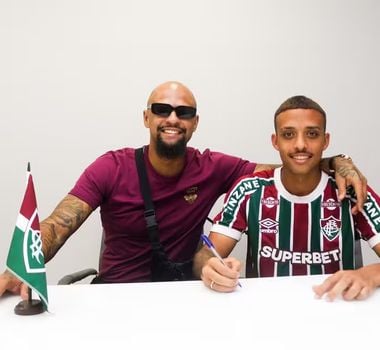 Imagem - Filho de Felipe Melo, Davi renova com o Fluminense até 2026 e projeta futuro no clube