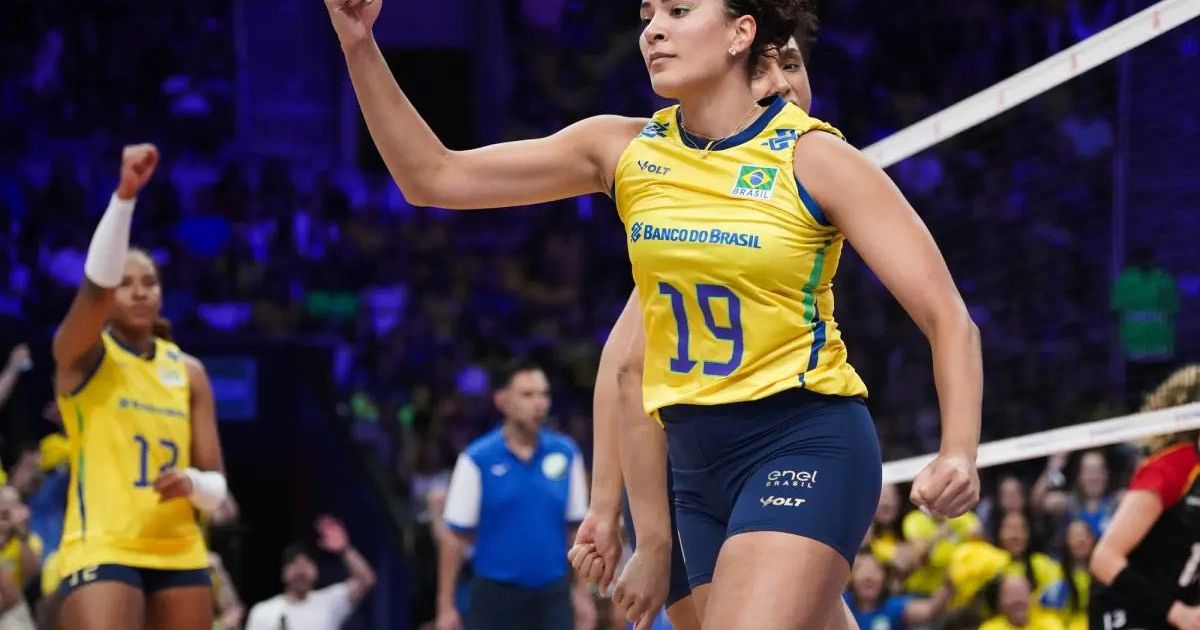 Brasil teve o seu primeiro revés na atual edição da Liga das Nações de Vôlei (VNL) feminina.