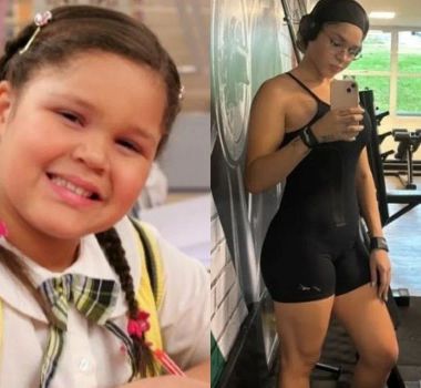 Imagem - Atriz de Carrossel surpreende com antes e depois: 40 kg a menos
