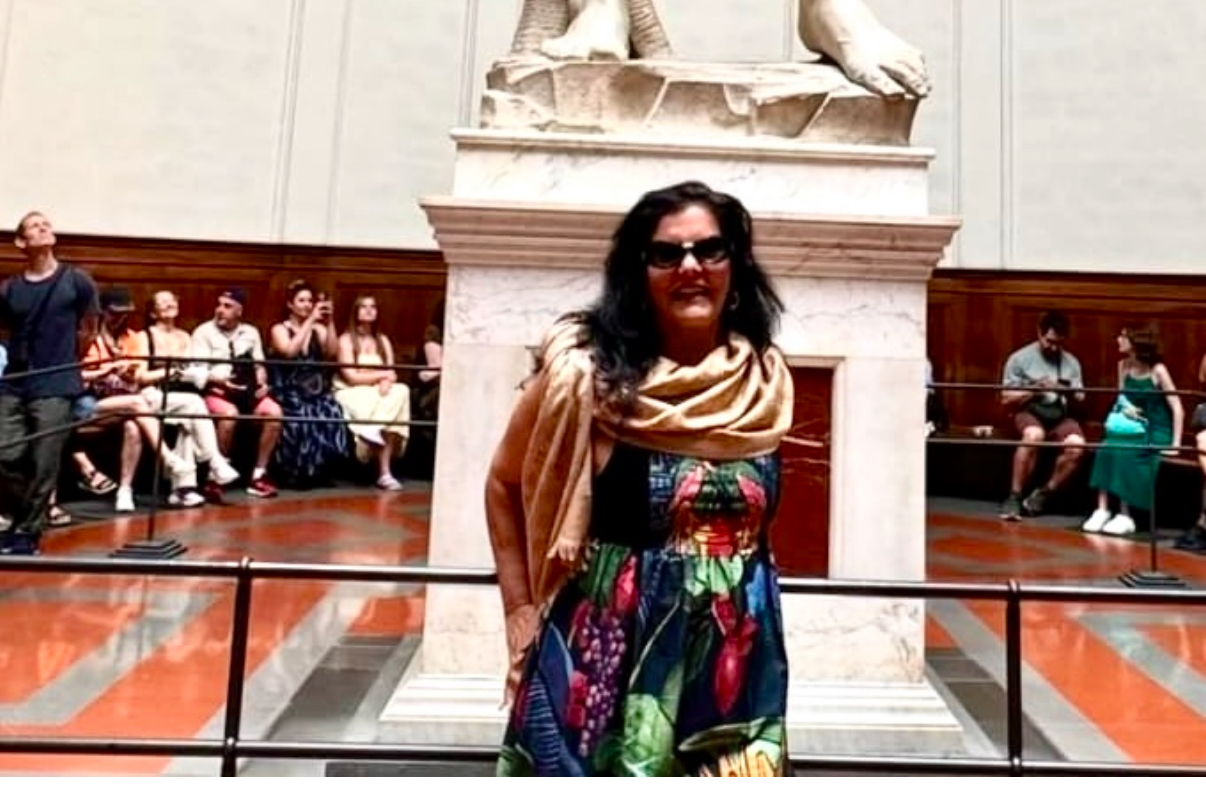 A amiga Zarra Assef escolheu a Itália, para festejar a chegada de suas 60 lindas primaveras 