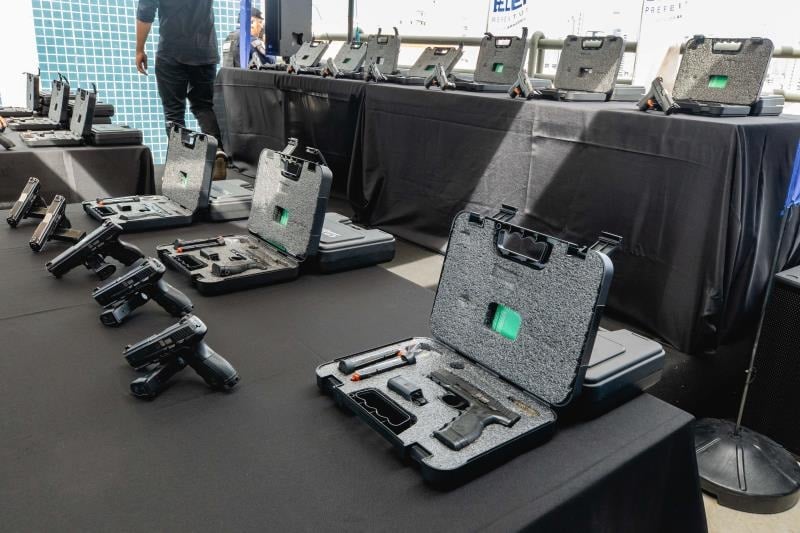 Os agentes da Guarda Municipal de Belém receberam 600 armas para serem utilizadas pela corporação.