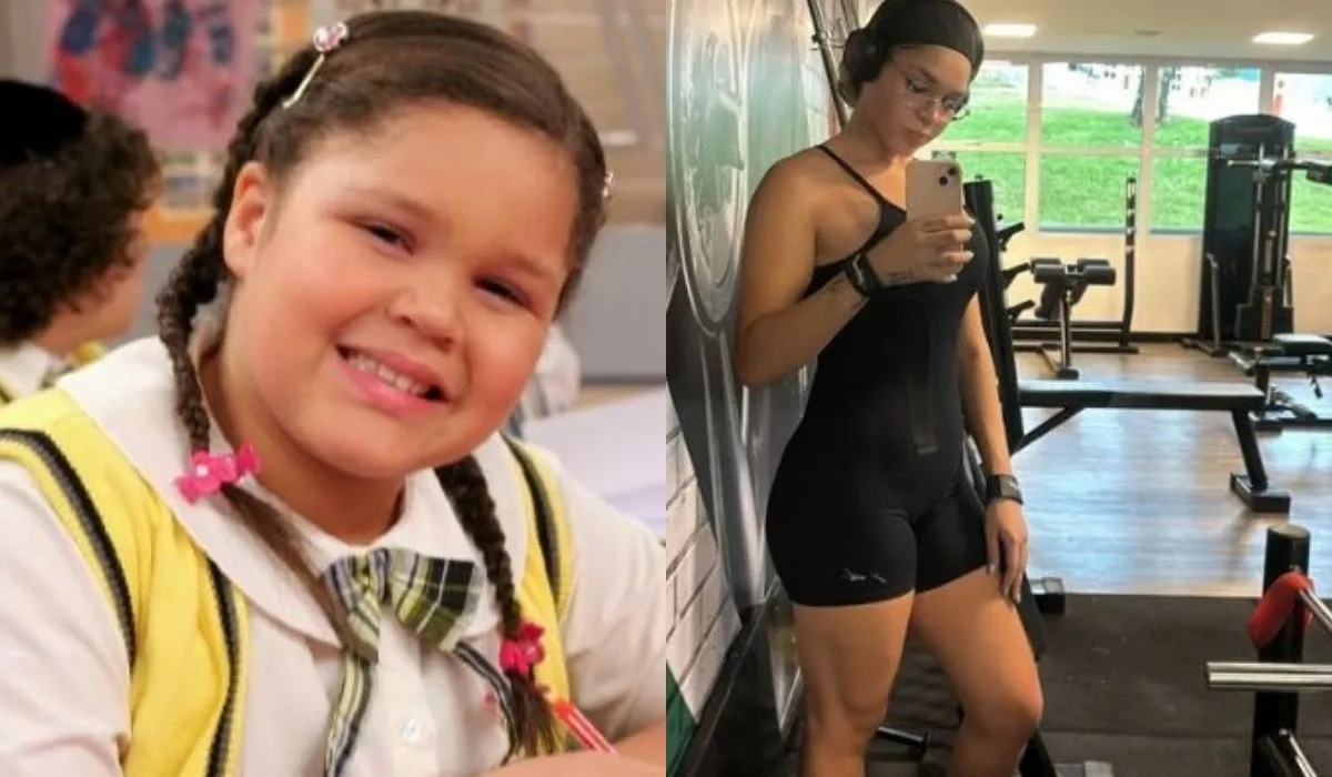 Pelas redes, a atriz destacou a mudança que teve ao longo dos anos