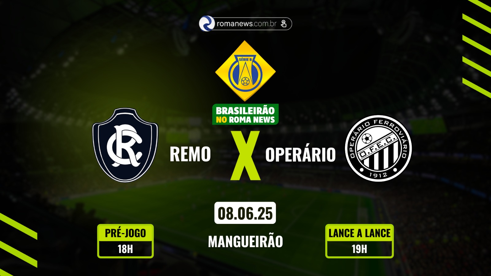 Imagem - Veja como foi: Remo e Operário se enfretaram neste domingo (8), no Mangueirão