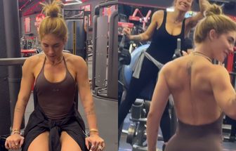 Solteira, Virginia Fonseca surge com look colado e exibe corpão sarado em academia; assista