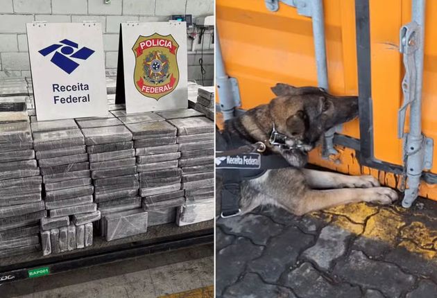 Receita apreende mais de 1,5 tonelada de cocaína no Porto de Santos