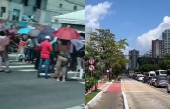 Vídeo: protesto fecha a Almirante Barroso nesta quarta-feira, em Belém