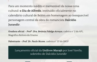 Academia Paraense de Letras instituí calendário cultural em homenagem a Dalcídio Jurandir