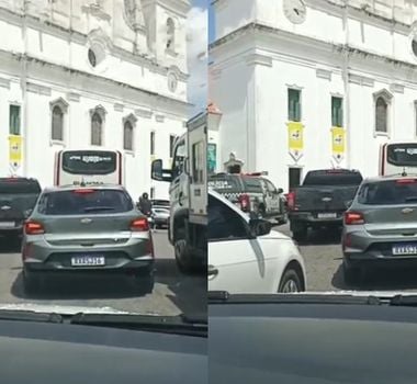 Imagem - Protesto na Cidade Velha provoca congestionamento no centro de Belém; confira o trânsito
