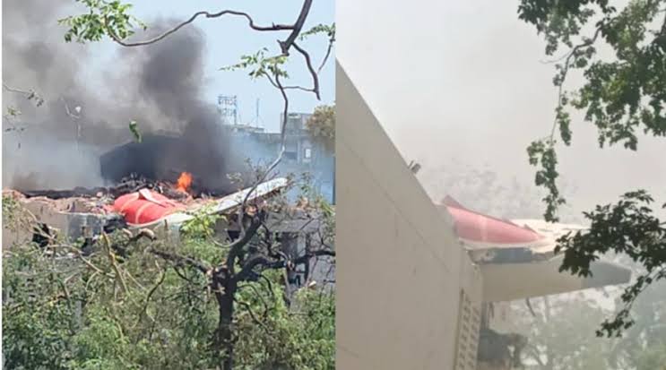 Imagem - Queda de avião na Índia: Uma pessoa sobreviveu ao acidente, diz polícia