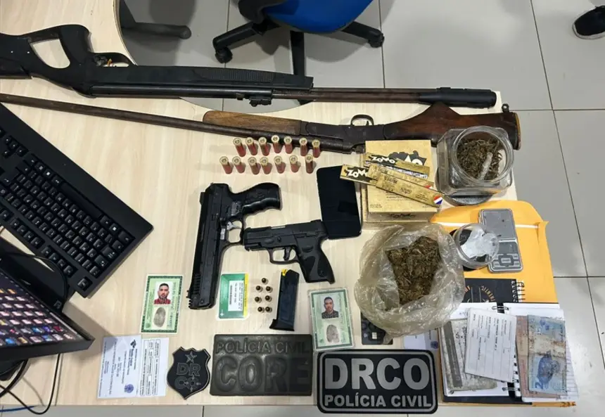 Imagem - Polícia Civil do Pará prende líder de facção criminosa em São João de Pirabas