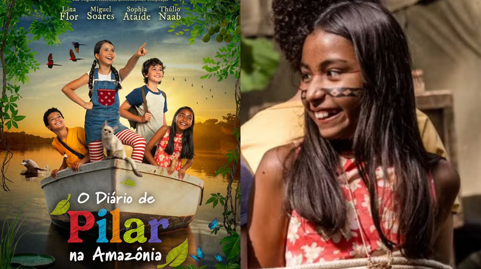 A Ilha de Outeiro está em destaque no cinema nacional com a participação da jovem atriz Sophia Ataíde.