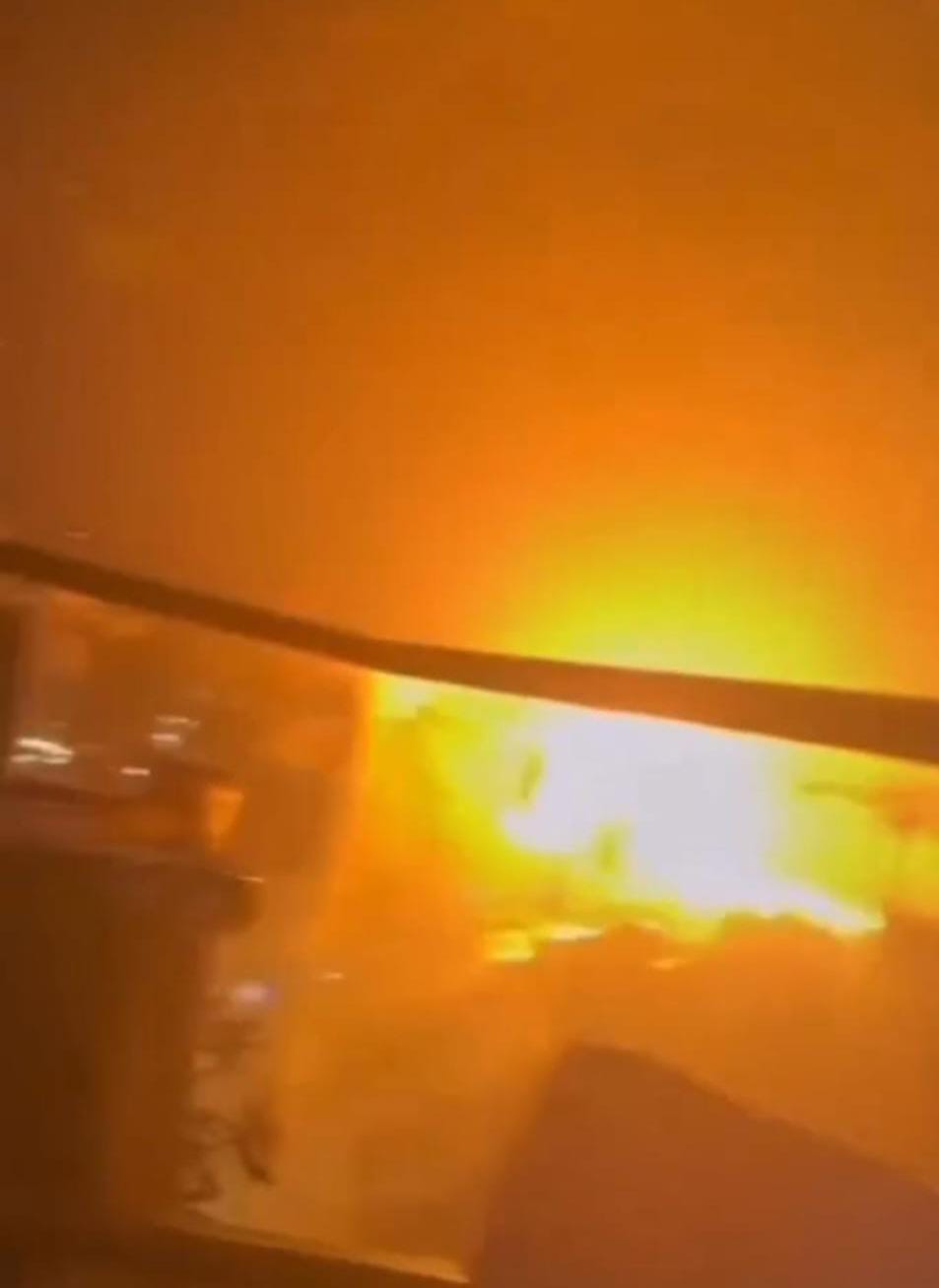 (Bombardeio em Teerã, capital do Irã, promovido por Israel)