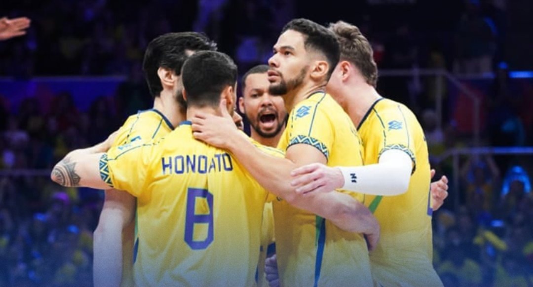 Imagem - Brasil vence a Eslovênia por 3 a 0 e fecha semana da VNL com três vitórias