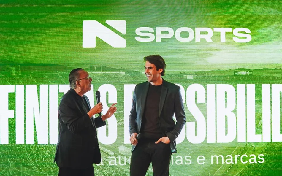 Galvão e Kaká no evento de lançamento - 
