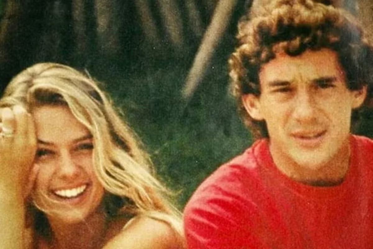 Adriane Gasliteu e Ayrton Senna