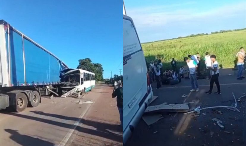 Até o momento, não há registro de mortes. A Polícia investiga as circunstâncias do acidente.
