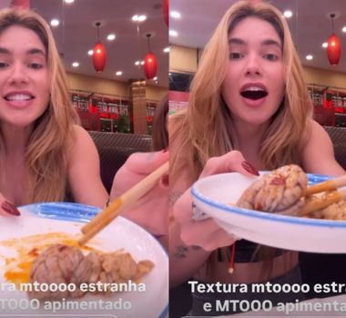 Imagem - Na China, Virginia Fonseca experimenta ‘cérebro’, prato típico do país; assista