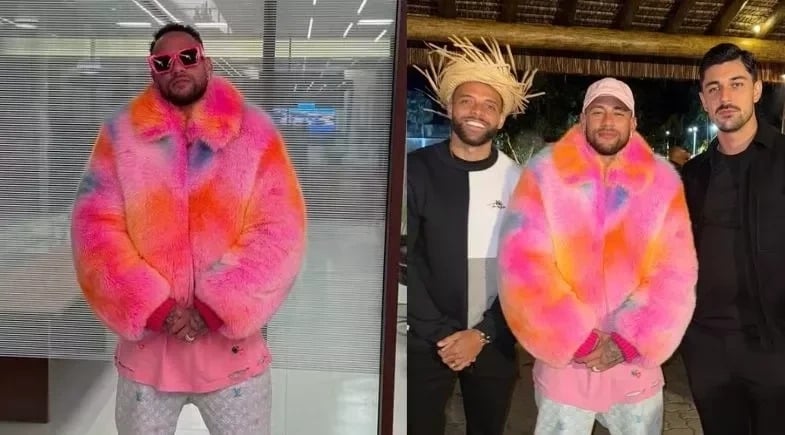 Neymar recebe amigos em sua mansão no Rio de janeiro, para curtirem o feriado junino.
