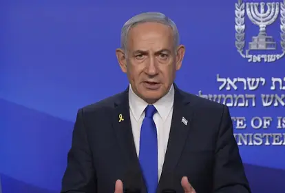 O primeiro-ministro de Israel, Benjamin Netanyahu.
