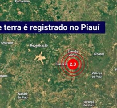 Imagem - Tremor de terra é registrado no Piauí e chama atenção de moradores