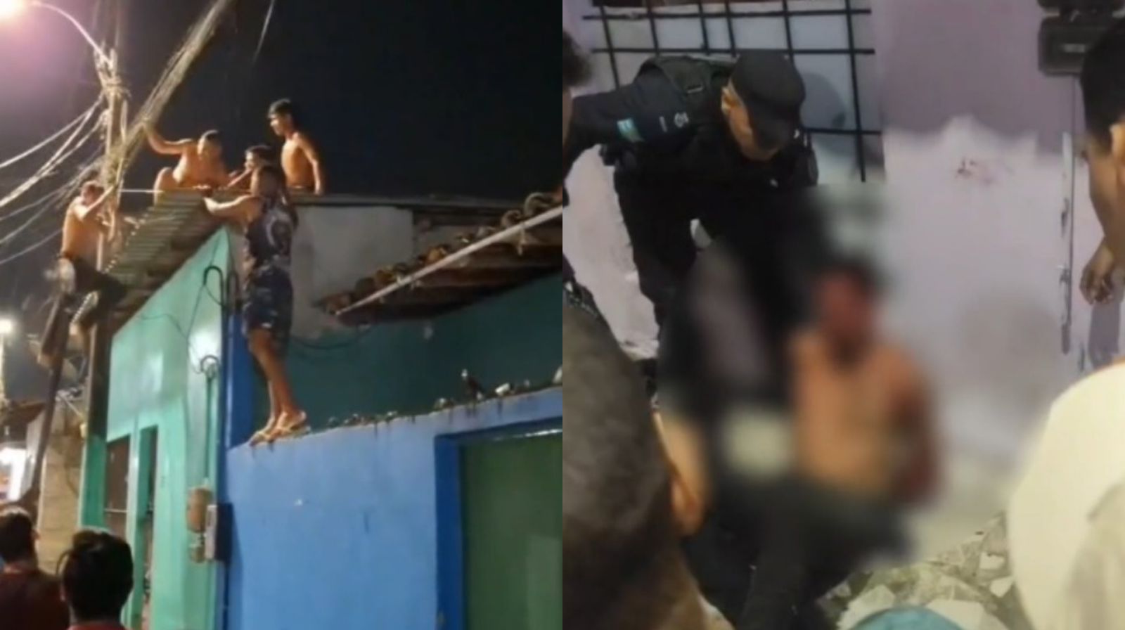 Assaltante é detido por populares em Ananindeua.