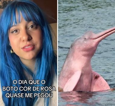 Imagem - Influenciadora diz que quase foi levada por boto-cor-de-rosa durante viagem ao Amazonas; assista