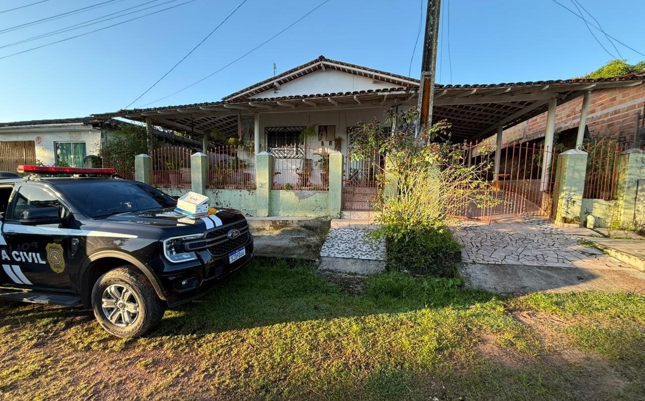 Uma mulher foi presa durante a operação "Amparo Violeta", em Belém.