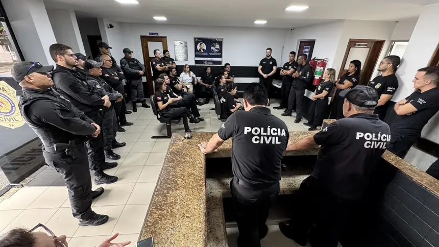(A atuação da PCPA vai contar com reforço de delegados, investigadores, escrivães, papiloscopistas, técnicos de informática, dentre outros.)