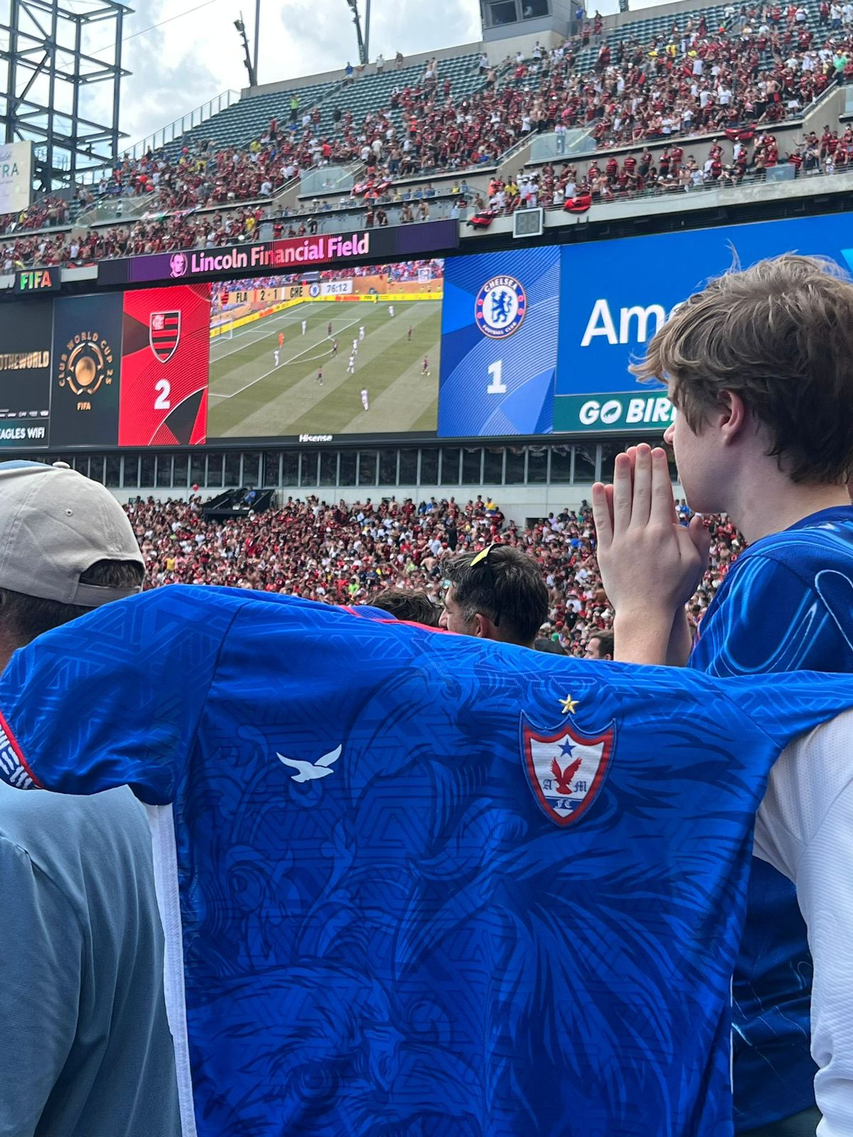 Camisa do Águia de Marabá esteve presente na vitória do Flamengo