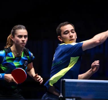 Imagem - Hugo Calderano e Bruna Takahashi vão à final de torneio na Eslovênia