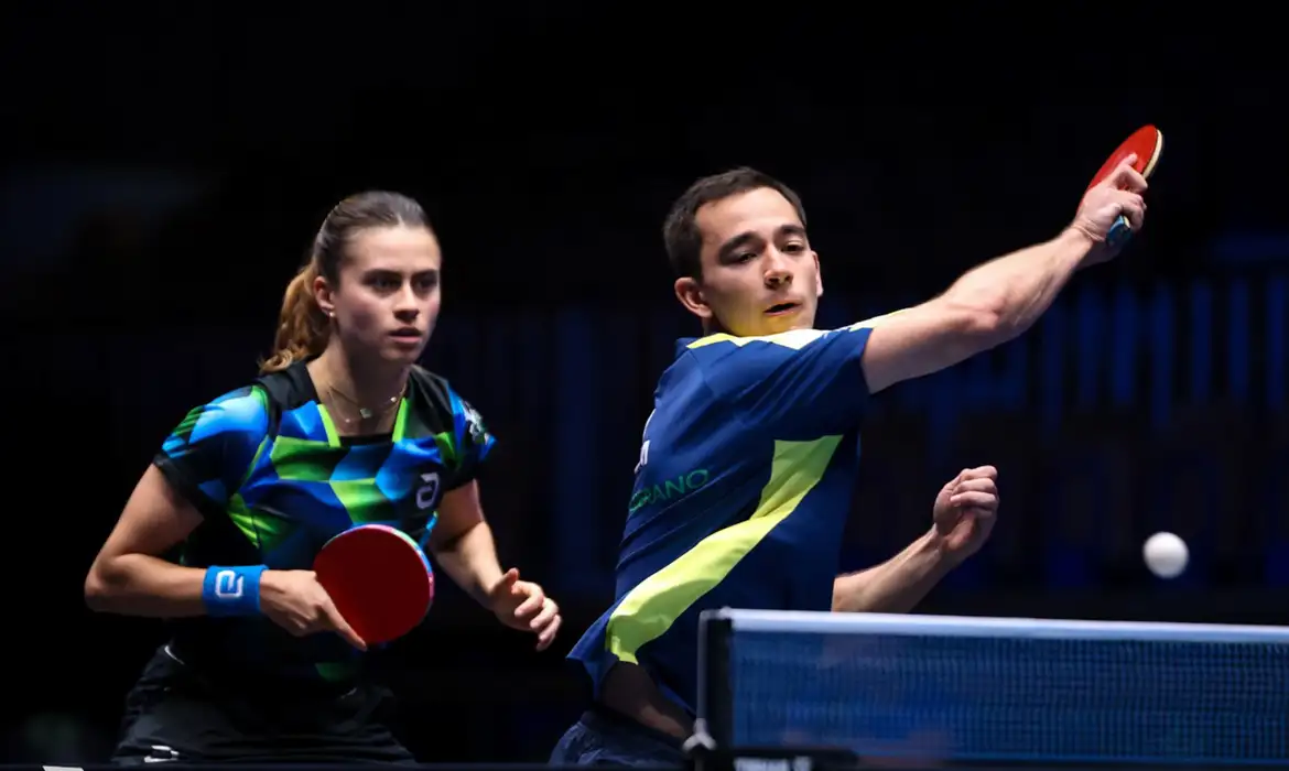Hugo Calderano e Bruna Takahashi - 