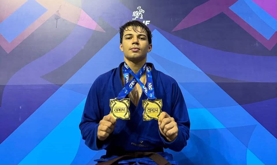 Paraense Anderson Navarro conquista ouro duplo e se torna campeão absoluto no Fortaleza International Open - 