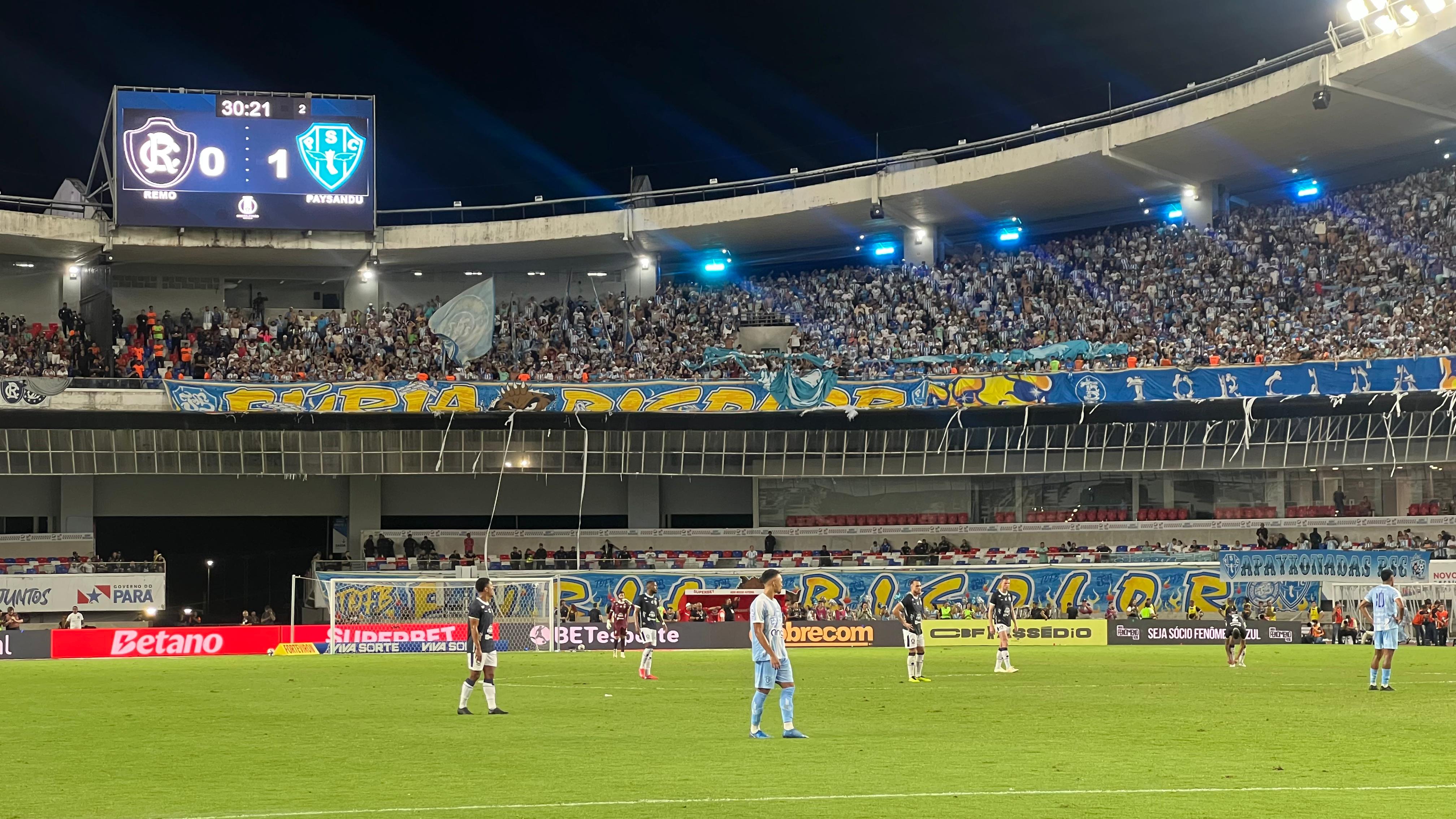 Paysandu abriu o placar no Mangueirão