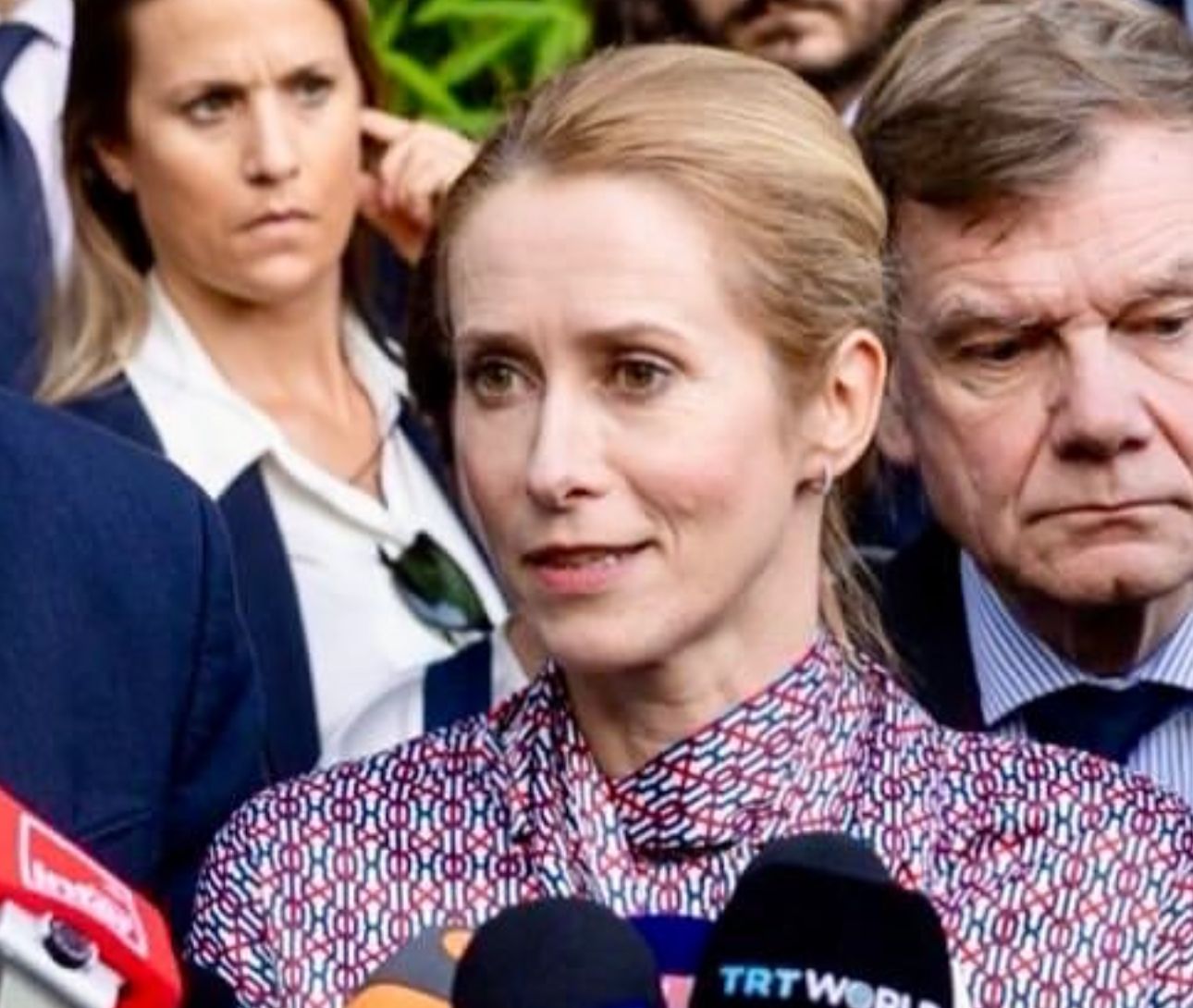 A ministra das Relações Exteriores da União Europeia, Kaja Kallas, pediu neste domingo, 22, uma redução da tensão e o retorno às negociações - 