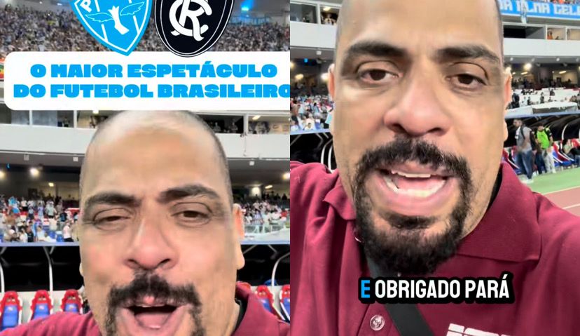 Imagem - Em Belém, Carter se impressiona com RexPa e destaca força da torcida do Paysandu: 'carrega o time nos ombros'