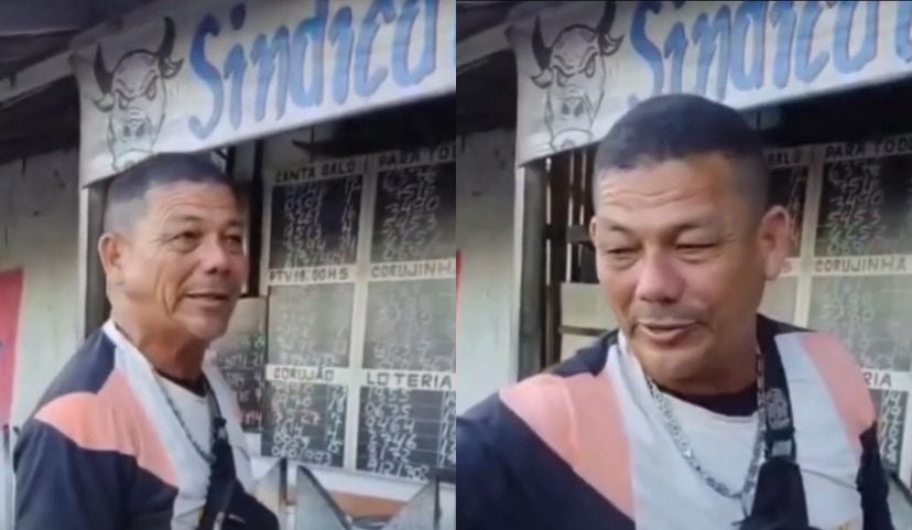 O vídeo da promessa circula pelas redes sociais e mostra o torcedor mais do que confiante no Leão Azul que acabou levando a pior no sábado (21).