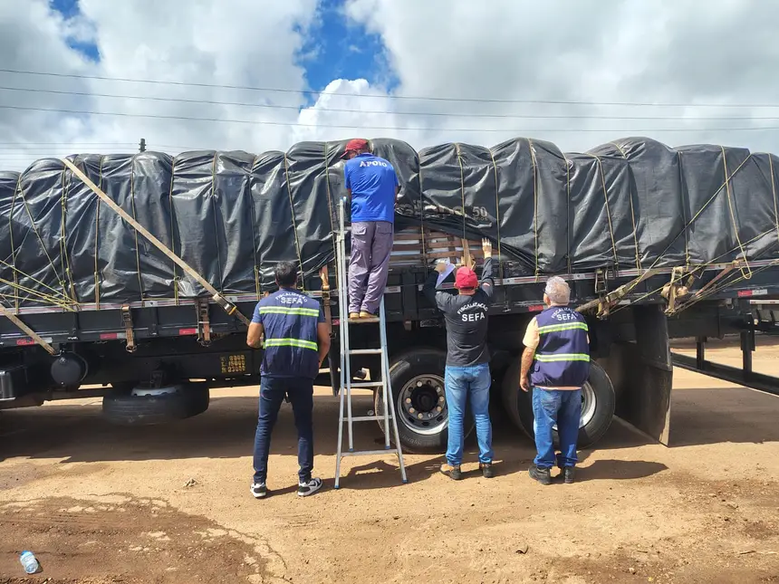 Sefa apreende cargas irregulares de açaí, resina e jet ski no Pará - 