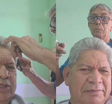 Imagem - 'Último corte': vídeo de despedida entre cliente e barbeiro em Belém repercute nas redes
