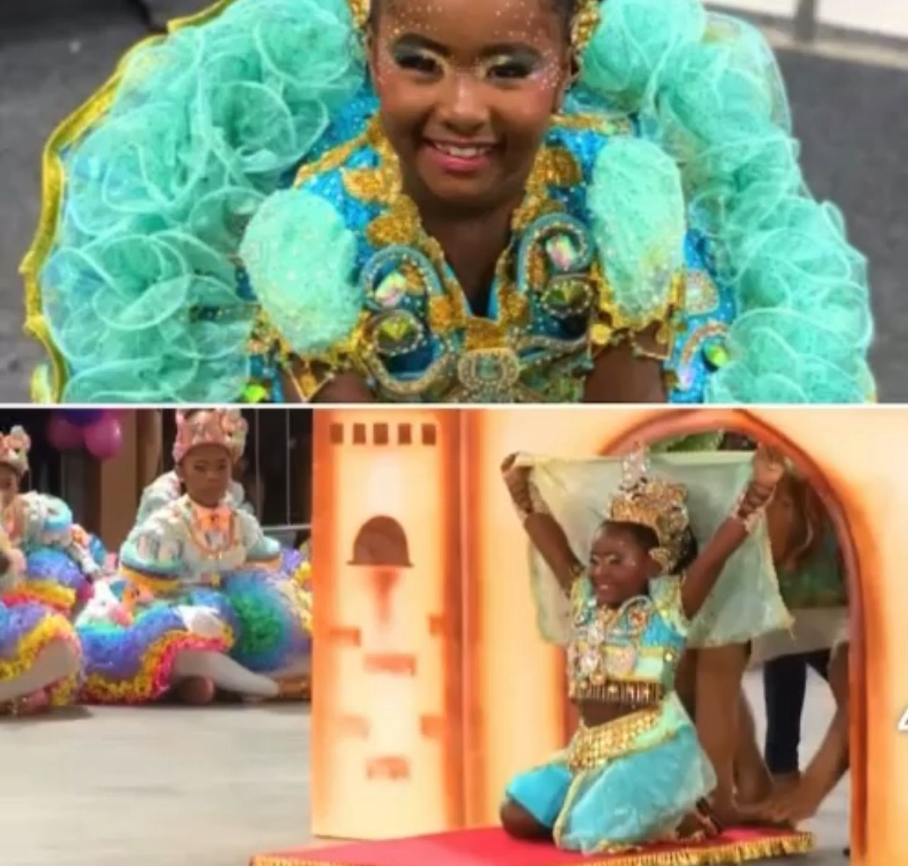 Imagem - Miss Negritude Mirim encanta no Centur com tema Jasmine; assista