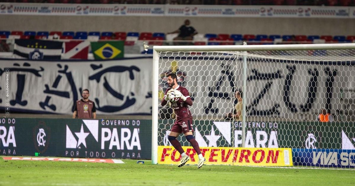 Marcelo Rangel atuando pelo Remo -