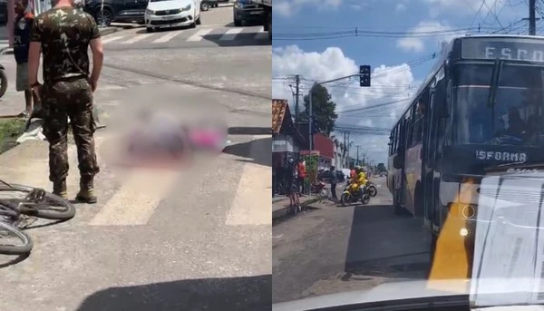 Criança de 9 anos morre após colisão com ônibus escolar em Castanhal