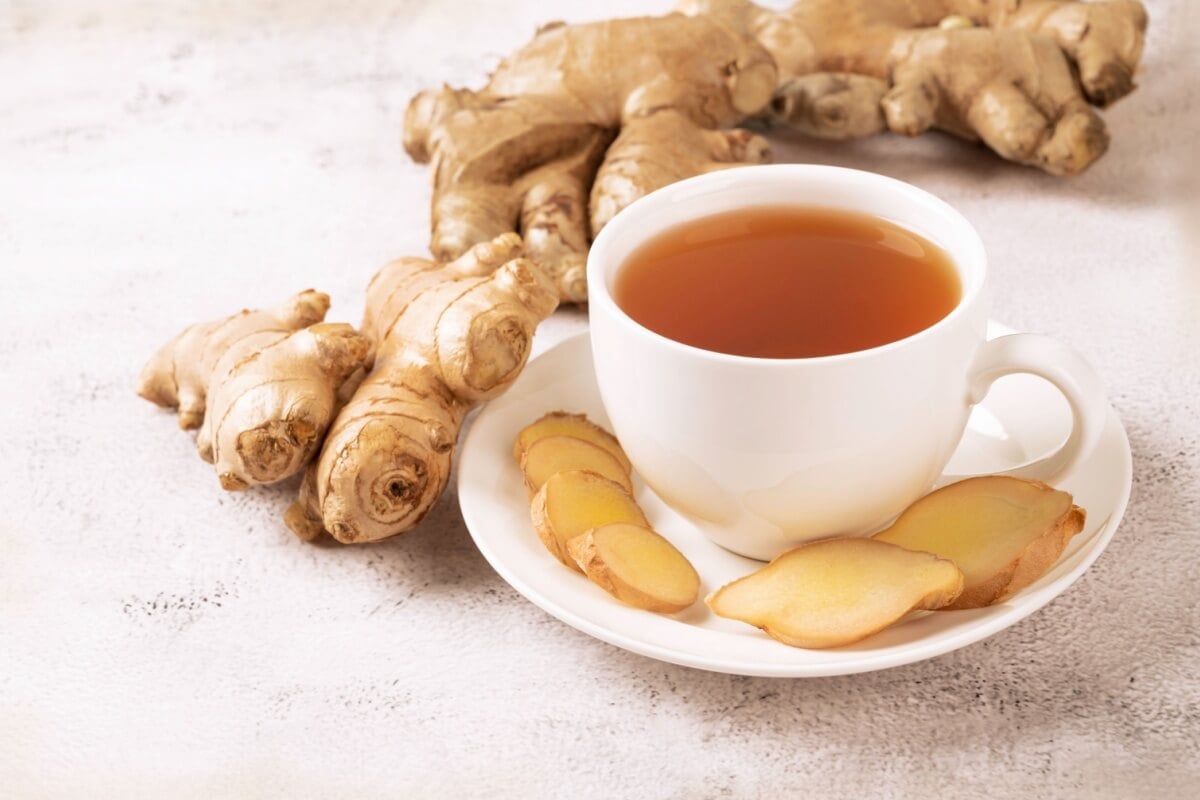 Chá de gengibre (Imagem: Jr images | Shutterstock)