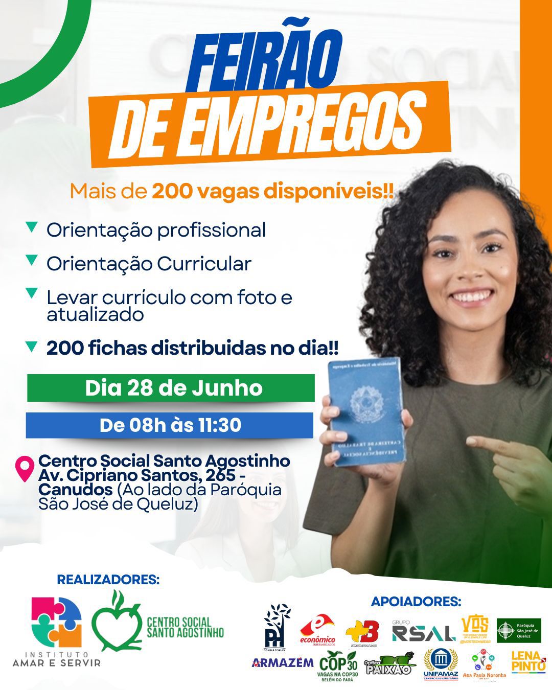Feirão do emprego em Belém.