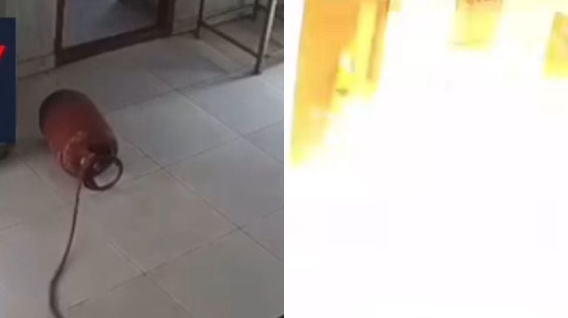 O vídeo viralizou nas redes pela intensidade da explosão e pela rapidez com que o casal reage ao perigo